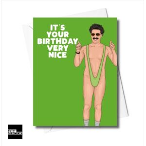 Filthy Sentiments - Borat Birthday Card