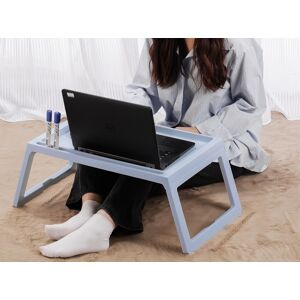 Multifunction Laptop Bed Desk with foldable legs for Home Office (Blue)