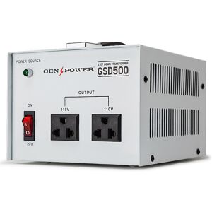 GENPOWER 500W 240V-110 Step Down Transformer Stepdown Voltage Converter AU-US