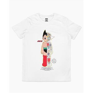 Astro Boy Half Robot Kids Tee - White - Size 12