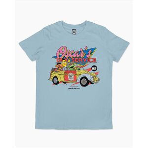 Oscars Taxi Service Kids Tee - Pale Blue - Size 16