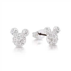 Junior Pave Mickey Mouse Stud Earrings