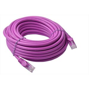 8WARE CAT6A UTP Ethernet Cable Snagless - 10M, Purple