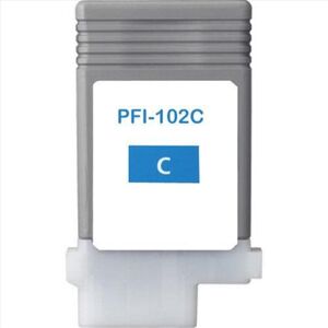 Compatible Canon PFI-102 Cyan Wide Format Ink