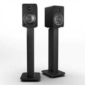 Kanto YU6 200W Powered Bookshelf Speakers with Bluetooth and Phono Preamp - Pair, Matte Black with