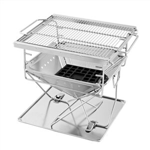 Grillz Camping Fire Pit BBQ Portable Outdoor Pits