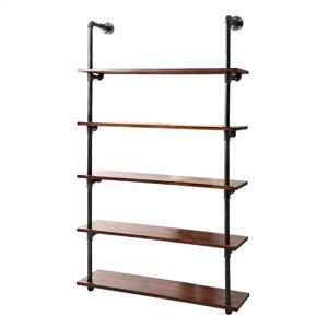 Artiss Wall Display Shelves Industrial DIY Pipe Shelf Rustic Floating Brackets