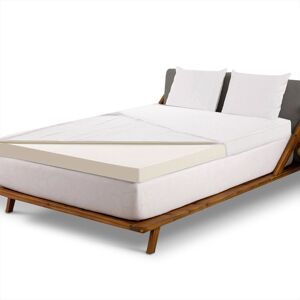 Memory Foam Mattress Topper With Cover - Double