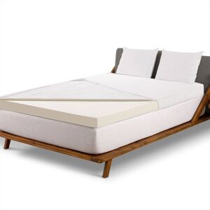 Memory Foam Mattress Topper With Cover - King