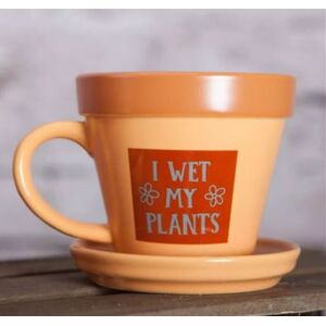 Plant Pot Mug - I Wet My Plants