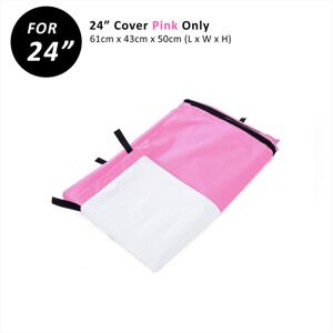 Pink Cage Cover Enclosure For Wire Dog Cage Crate 24in