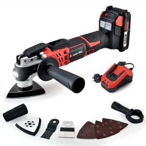 Baumr-AG 20V Cordless Oscillating Multi-Tool Cutting Saw Battery Sander Kit Lithium Battery