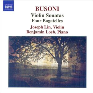 Joseph Lin Busoni: Violin Sonata No 1 & 2 CD