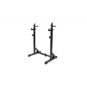 Commercial Squat Rack Adjustable Pair Fitness Exercise Weight Lifting Gym Barbell Stand