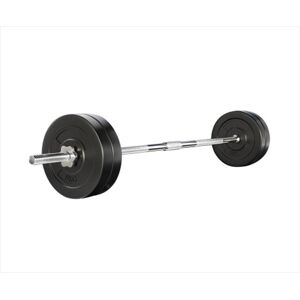 28kg Barbell Weight Set Plates Bar Bench Press Fitness Exercise Home Gym 168cm