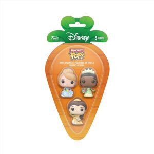 Disney - Cinderella, Belle, Tiana Carrot Pocket Pop! 3-Pack