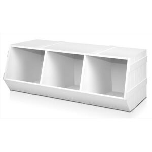 Toy Box Stackable White