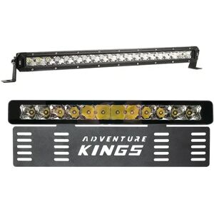 Adventure Kings Kings 20" LETHAL MKIII Slim Line LED Light Bar + 12" Numberplate LED Light Bar