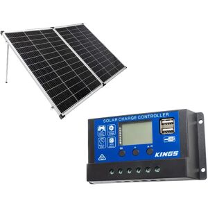 Adventure Kings 160W Folding Panel + PWM Solar Controller