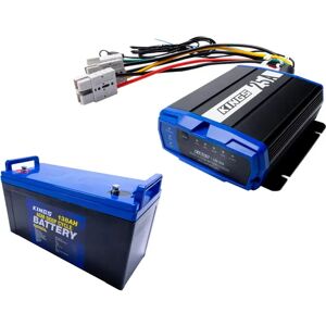 Adventure Kings Kings 12V 138Ah Deep Cycle Battery + 25A 12V DC to DC Charger