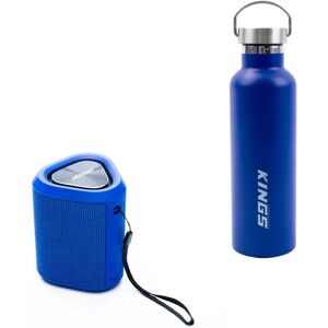 Adventure Kings Kings Blue Water Bottle + Bluetooth Speaker