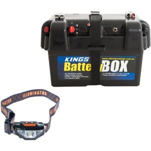 Adventure Kings Kings Battery Box + Illuminator LED Head Torch