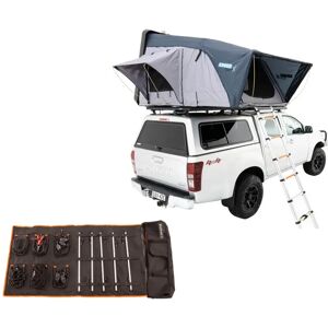 Adventure Kings Kings Tourer X Rooftop Tent + 5 Bar Camp Light Kit