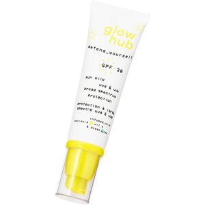 PrettyLittleThing Glow Hub Sun Silk Face Cream Spf30 50ml, White One Size