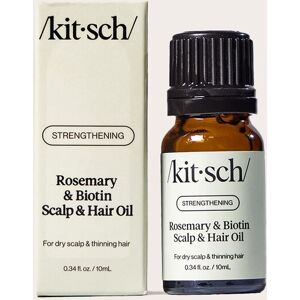 PrettyLittleThing Kitsch Strengthening Scalp & Hair Oil With Rosemary & Biotin 10ml, Clear One Size