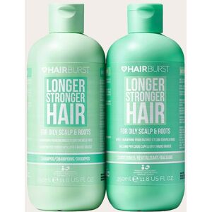 PrettyLittleThing Hairburst Shampoo & Conditioner For Oily Scalp And Roots, Green One Size