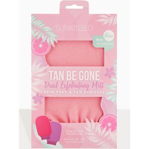 Sunkissed Tan Be Gone Double Sided Tan Removal Exfoliating Mitt, Pink One Size