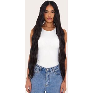 Lullabellz Extra AF 34'' 5 Piece Natural Wavy Clip Ins Dark Brown, Dark Brown One Size