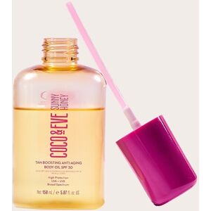 Coco & Eve Sunny Honey Tan Boosting Anti-Ageing Body Oil SPF30, Clear One Size