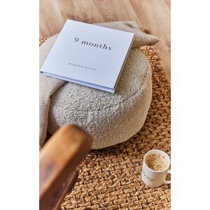 PrettyLittleThing Bambino Linen Pregnancy Journal - 9 Months, White One Size