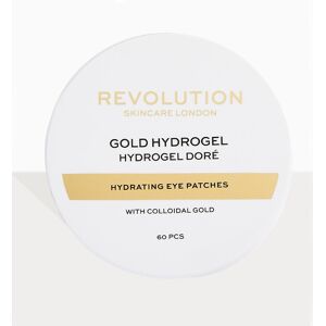 PrettyLittleThing Revolution Skincare Gold Eye Hydrogel Eye Patches with Colloidal Gold 30 Pairs, Gold One Size