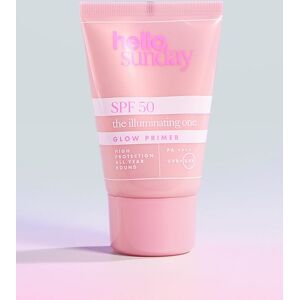 PrettyLittleThing Hello Sunday The Illuminating One Glow Face Primer SPF50 50ml, Clear One Size