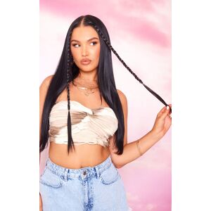 Lullabellz 22" Face Framing Booster Clip In Hair Extensions Natural Black, Natural Black One Size