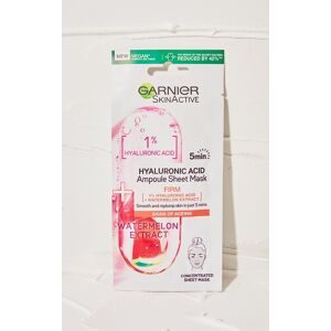 PrettyLittleThing Garnier SkinActive Hyaluronic Acid Firming Ampoule Sheet Mask, Clear One Size