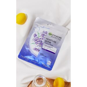 PrettyLittleThing Garnier Moisture Bomb Lavender Hydrating Fatigued Skin Sheet Mask, Purple One Size