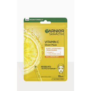 PrettyLittleThing Garnier Moisture Bomb Vitamin C Sheet Mask, Clear One Size