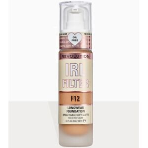 PrettyLittleThing Makeup Revolution IRL Filter Longwear Foundation F12, F12 One Size