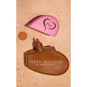 PrettyLittleThing Pink Honey Sheer Sun Skin Sun Kissed Fluid Bronzer Medium, Medium. One Size