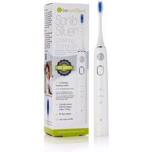 Beconfident Sonic Silver electric whitening toothbrush white/silver