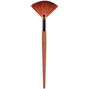 Dr. Botanicals Fan Brush bionic synthetic hair recycled aluminium coffee & corn handle 1 u