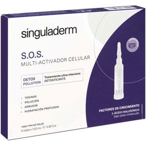 Singuladerm S.O.S. detox-polution 4 x 10,5 ml