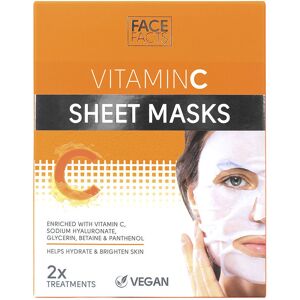 Face Facts Vitaminc sheet masks 2 x 20 ml