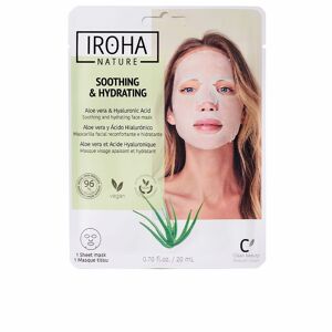 Iroha Nature Tissue Mask moisturizing aloe + green tea + ginseng + Ha 1 u
