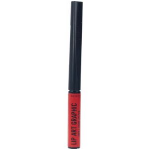 Rimmel London Lip Art Graphic liner&liquid; lipstick 610-hot spot