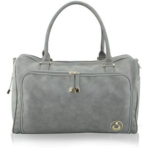 Groom Mate Isoki Isoki Double Zip Satchel Nappy Bag - Stone Grey