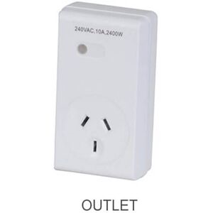 Jaycar Remote Controlled Mains Powerboard 10A (240V) - Outlet